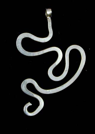 Plain Silver Pendant