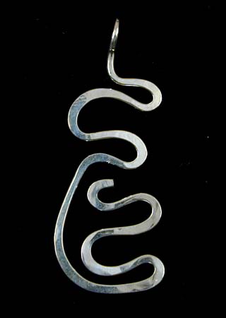 Plain Silver Pendant
