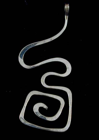 Plain Silver Pendant