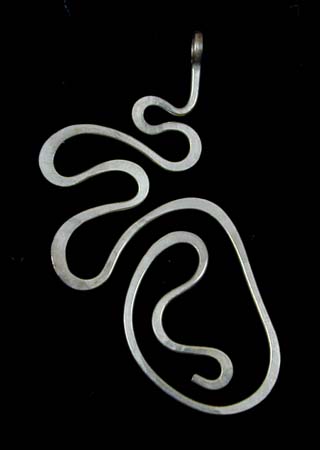 Plain Silver Pendant