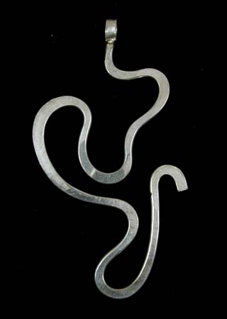 Plain Silver Pendant