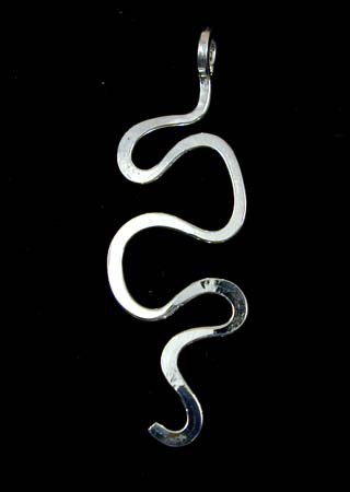 Plain Silver Pendant