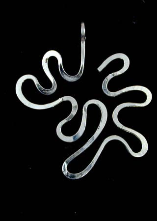 Plain Silver Pendant