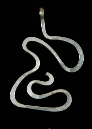 Plain Silver Pendant