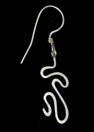 Plain Silver Earrings