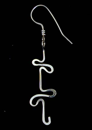 Plain Silver Earrings