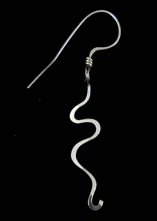 Plain Silver Earrings