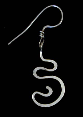 Plain Silver Earrings