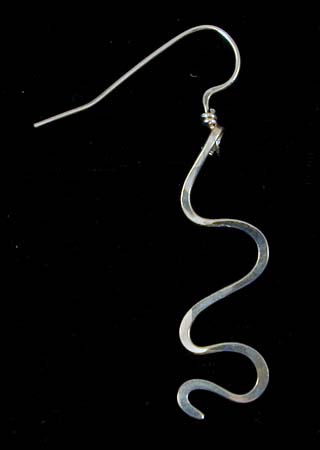 Plain Silver Earrings