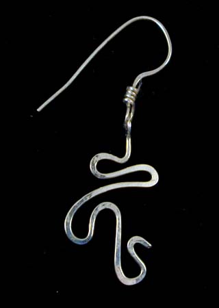 Plain Silver Earrings