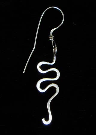 Plain Silver Earrings