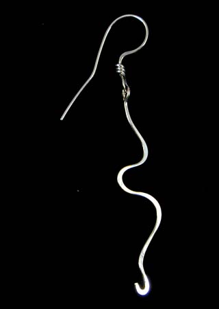 Plain Silver Earrings