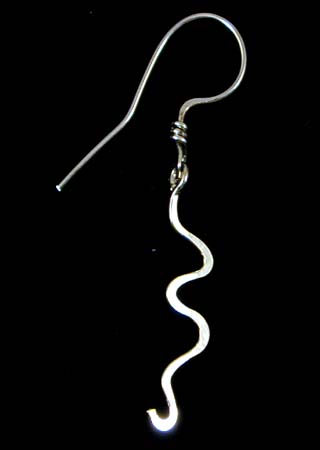 Plain Silver Earrings