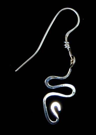 Plain Silver Earrings