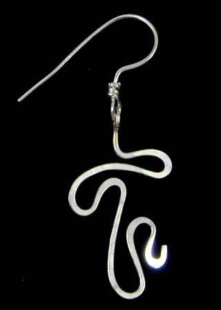 Plain Silver Earrings