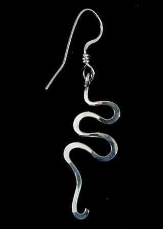 Plain Silver Earrings