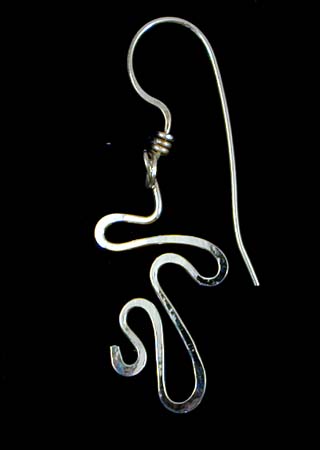 Plain Silver Earrings