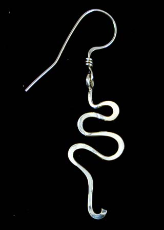 Plain Silver Earrings