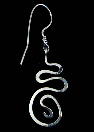 Plain Silver Earrings