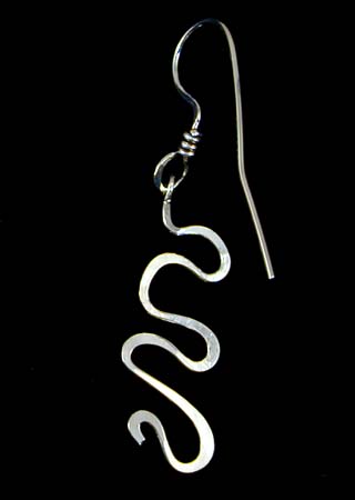 Plain Silver Earrings