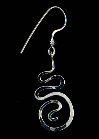 Plain Silver Earrings