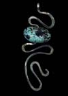 ..Chinese Turquoise Bead Silver Pendant