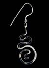 ..Plain Silver Earrings